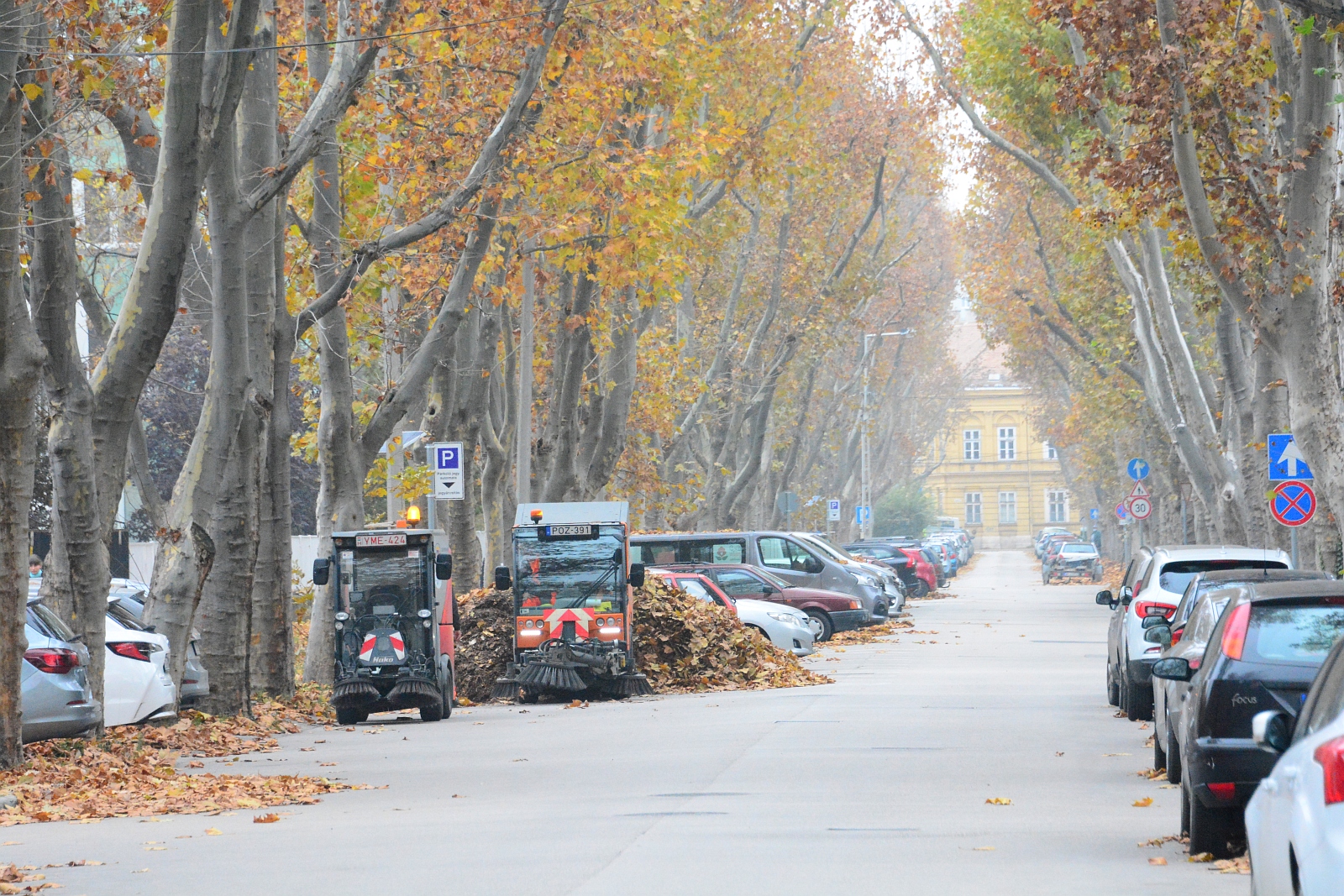 Egynapos parkolólezárás munkavégzés miatt a Gyümölcs utcában